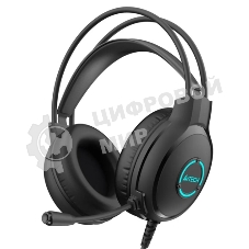 Гарнитура A4Tech Fstyler FH300U чёрный, проводная, USB, подсветка