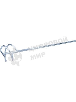 Миксер для песчано-гравийных смесей Denzel, 80 х 450 мм, оцинкованный, хвостовик SDS Plus