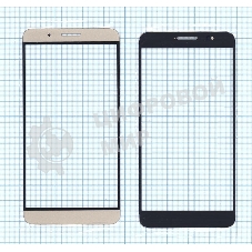 Стекло для Huawei ShotX/Honor 7i золотое