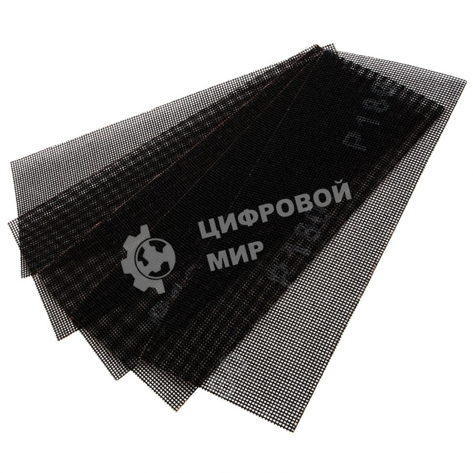 Сетка абразивная Denzel P 180, 115 х 280 мм, 5 шт.