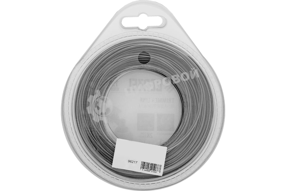 Леска для триммера Denzel двухкомпонентная звезда, 2,4мм х 15м, блистер EXTRA CORD