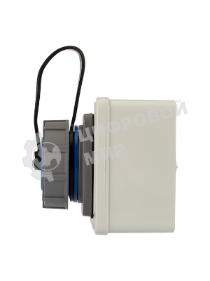 Розетка настенная Rexant влагозащищенная с крышкой 16 А, 2Р+РЕ, IP68