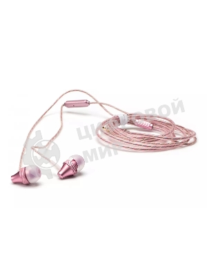 Проводные наушники Harper HV-705 розовый, внутриканальные, 3.5 мм
