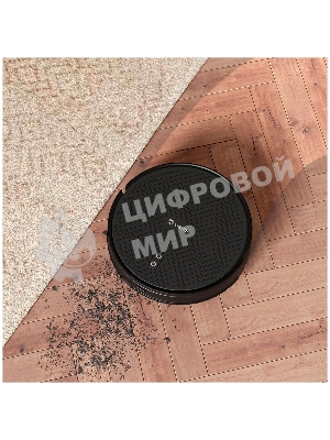 Робот-пылесос Libhof VCW-P9633 черный, 3200 мА*ч Li-Ion, уборка суxая/влажная, пылесборник контейнер 0.25 л