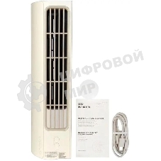 Вентилятор Solove Comfort F9 бежевый, настольный, 10 Вт, 3 скорости, колонный (безлопастной)