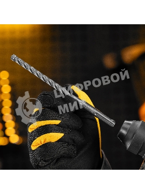 Бур по бетону Denzel цельная крестовая пластина, 8x165 мм, SDS PLUS