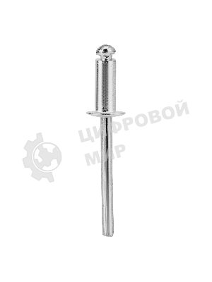 Заклепки алюминиевые Denzel, 3/16