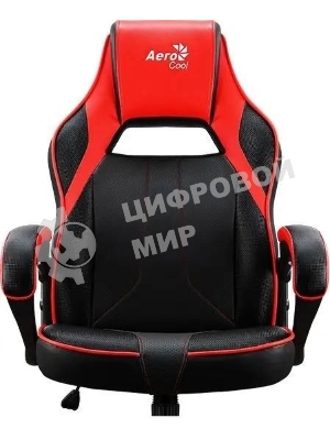 Кресло Aerocool AC40C AIR чёрный, экокожа, 150 кг, механизм качания