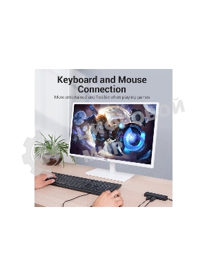 Концентратор Vention CHTBB, USB/USB Type-C, USB, USB