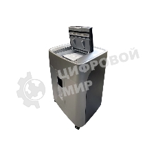 Шредер Office Kit SA300 (1,9х15) серый/черный с автоподачей (секр.P-5) фрагменты 300лист. 45лтр. скобы пл.карты