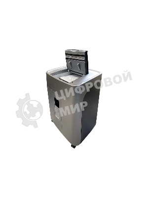 Шредер Office Kit SA300 (1,9х15) серый/черный с автоподачей (секр.P-5) фрагменты 300лист. 45лтр. скобы пл.карты