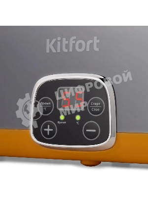 Йогуртница Kitfort КТ-6040 20Вт 8б. 200мл упр.:электрон. серый