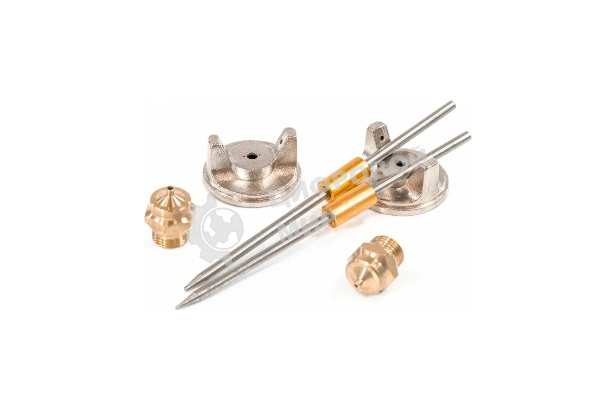 Краскопульт пневматический Matrix краскораспылитель пневмат. с верхним бачком v=1.0л + сопла