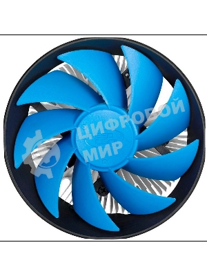 Кулер для процессора DEEPCOOL GAMMA ARCHER V2 синий, 120 мм, алюминий, 1600 об/мин, 26.1 дБ, 3 pin, 95 Вт, 65.5 мм