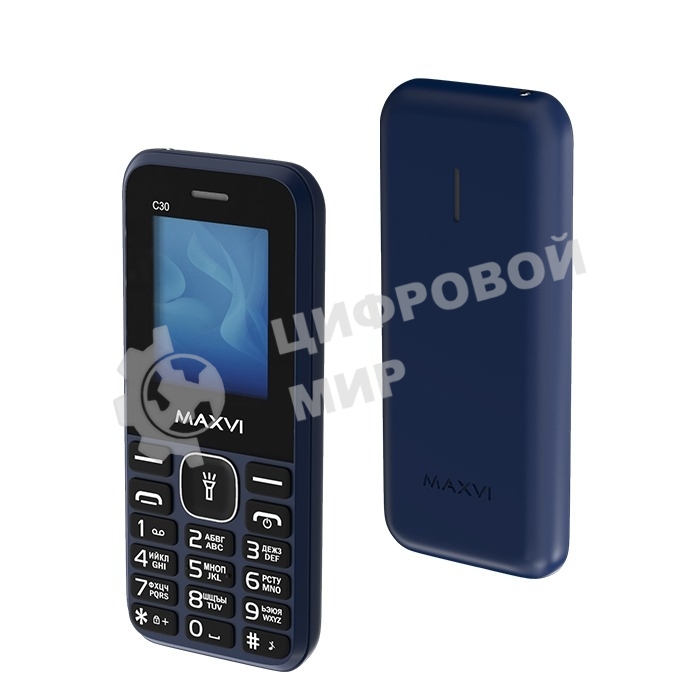 Мобильный телефон Maxvi C30 синий
