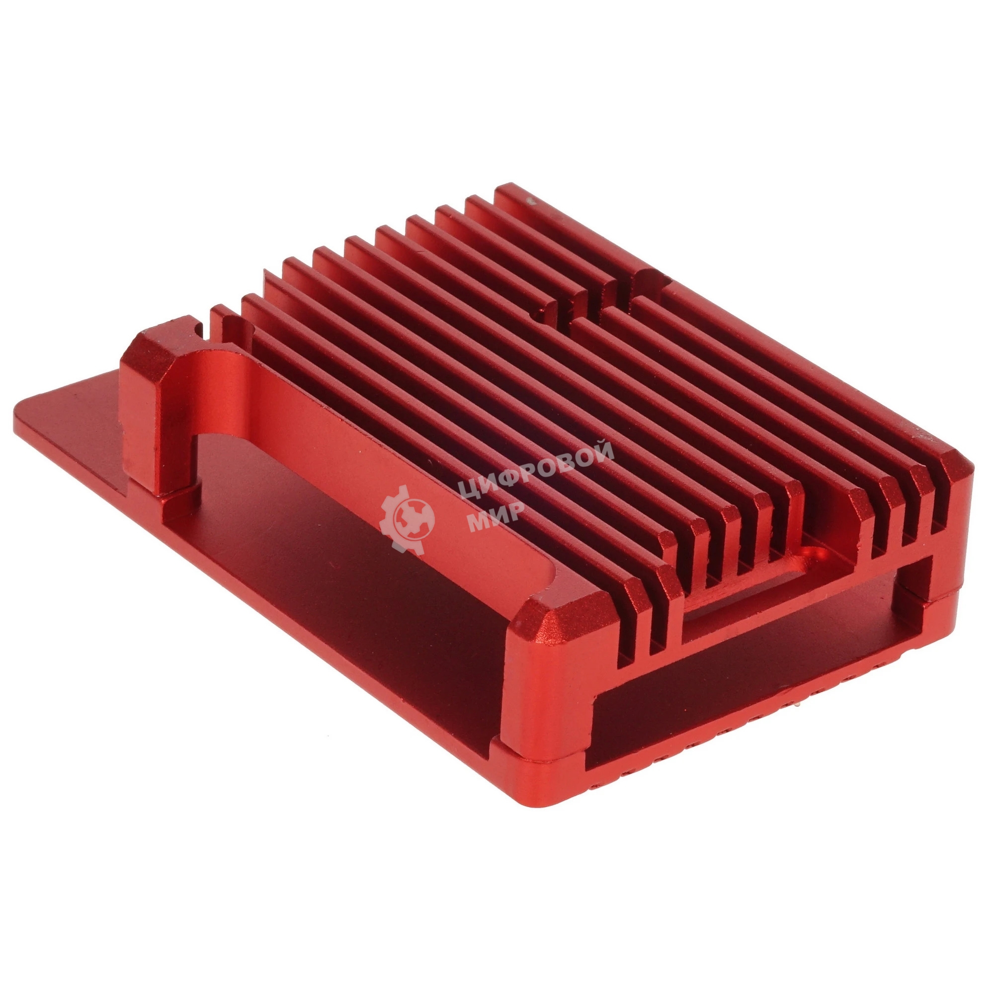 Корпус Qumo Aluminum case without fan, Raspberry Pi 4, red(RS004)