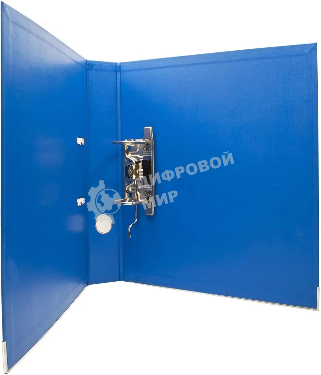 Папка-регистратор Silwerhof 2022105 A4 50мм, двусторонний ПВХ, синий, металлическая окантовка, сборная (упаковка: 2шт)