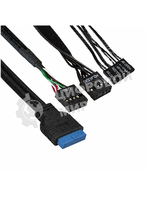 Компьютерный корпус Minitower ExeGate BAA-105U2-01-AAA350 (mATX, БП AAA350 с вент. 8см, 2*USB+2*USB 3.0, аудио, черный)