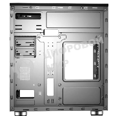 Компьютерный корпус ACD Coffre 102N mATX, черный, 80мм rear FAN, w/o PSU