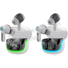 Наушники TWS Defender CyberDots 290 белый, внутриканальные, Bluetooth, до 4 ч