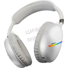 Беспроводные/проводные наушники Soundmax SM-HP2200B белый, накладные, Bluetooth + проводной, до 6 ч