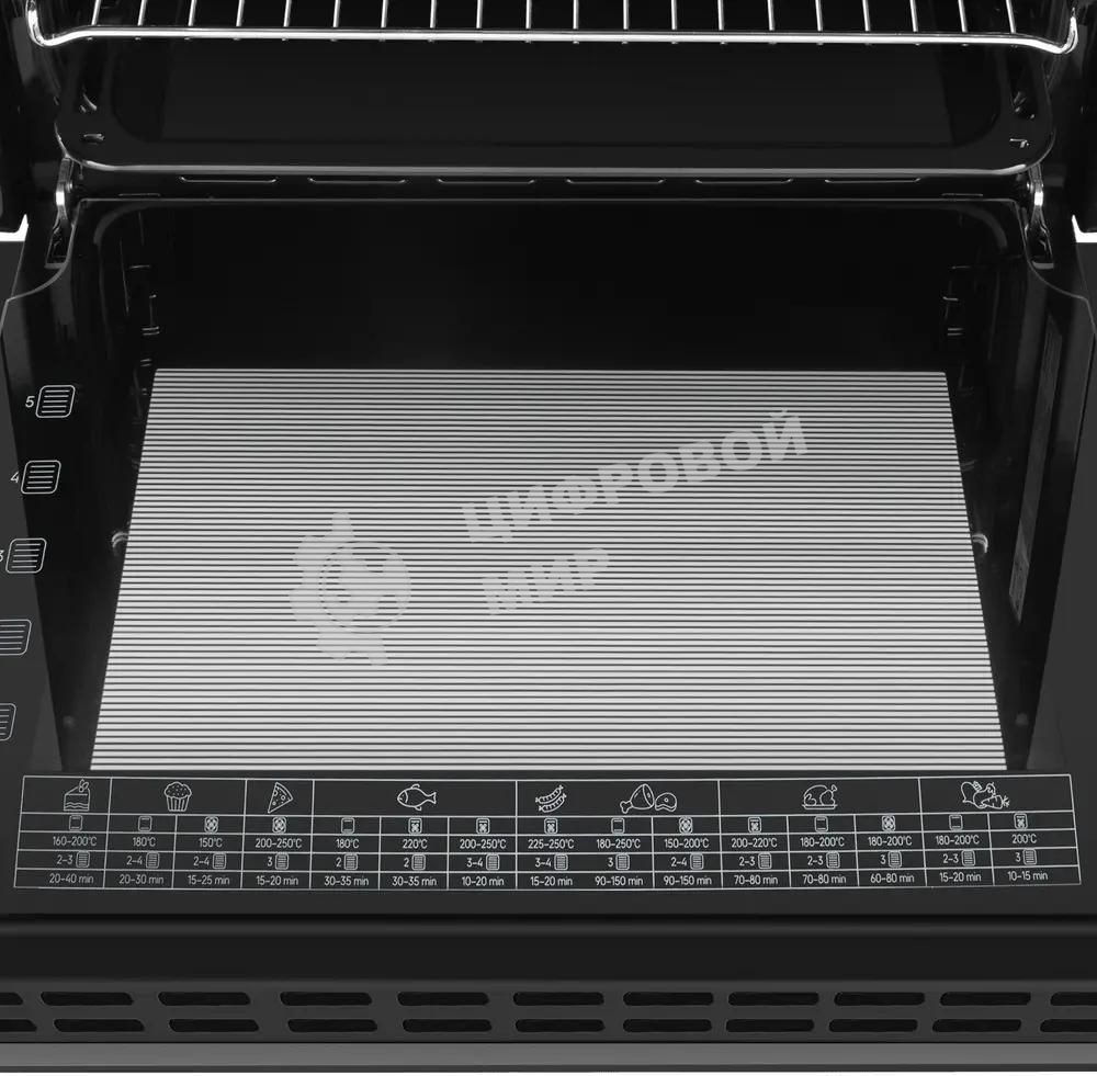 Шкаф духовой электрический Maunfeld AEOD60103W, 60л, дверца с 3 стеклами, белый