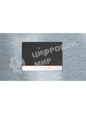 Холодильник Bosch KGN76CI30U серебристый двухкамерный 406/115л морозилка снизу, No Frost