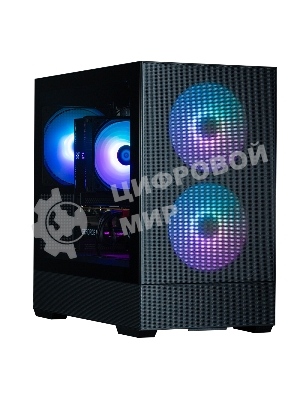 Компьютерный корпус ZALMAN P30 AIR, MATX, BLACK, WINDOW, 2xCombo (3.5'' or 2.5''), 3x2.5