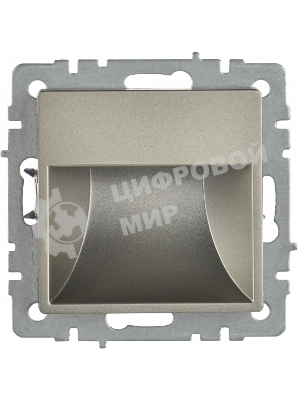 Подсветка светодиодная встраиваемая IEK BRITE ПЛ20-БрШ (BR-FL20-K37) шампань