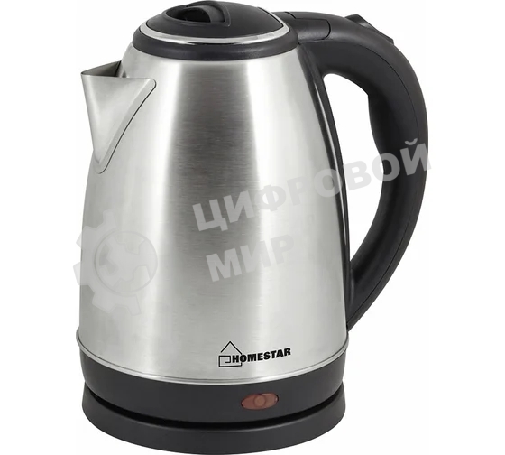 Чайник электрический Homestar HS-1010 1.8л, стальной,1500 Вт, (003013)