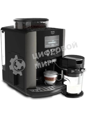 Кофемашина Krups Arabica Latte EA819E10 1450Вт черный/коричневый