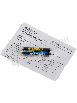 Мышь беспроводная A4Tech Fstyler FG10S черный/серый, 2000 dpi, радиоканал, USB, кнопки - 4