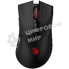Мышь беспроводная A4Tech Bloody R90 Plus черный, 5000 dpi, радиоканал, USB, кнопки - 8