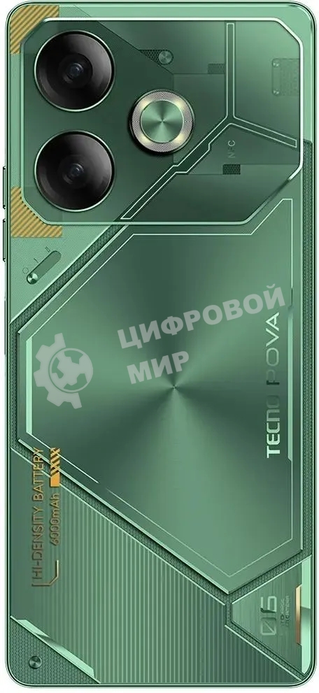 Смартфон Tecno POVA 6 LI7, 12/256Gb, зеленый