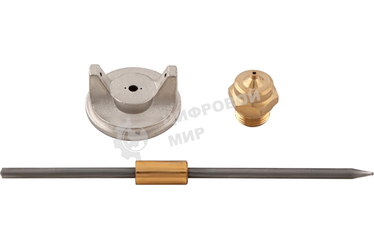 Краскопульт пневматический Matrix краскораспылитель пневмат. с верхним бачком v=1.0л + сопла