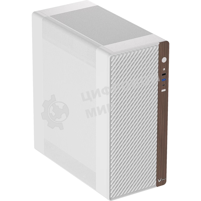 Компьютерный корпус Aerocool/Formula TimberLine T2 белый без БП mATX 4x120мм 1xUSB 2.0 1xUSB 3.0 1xUSB3.1 audio bott PSU