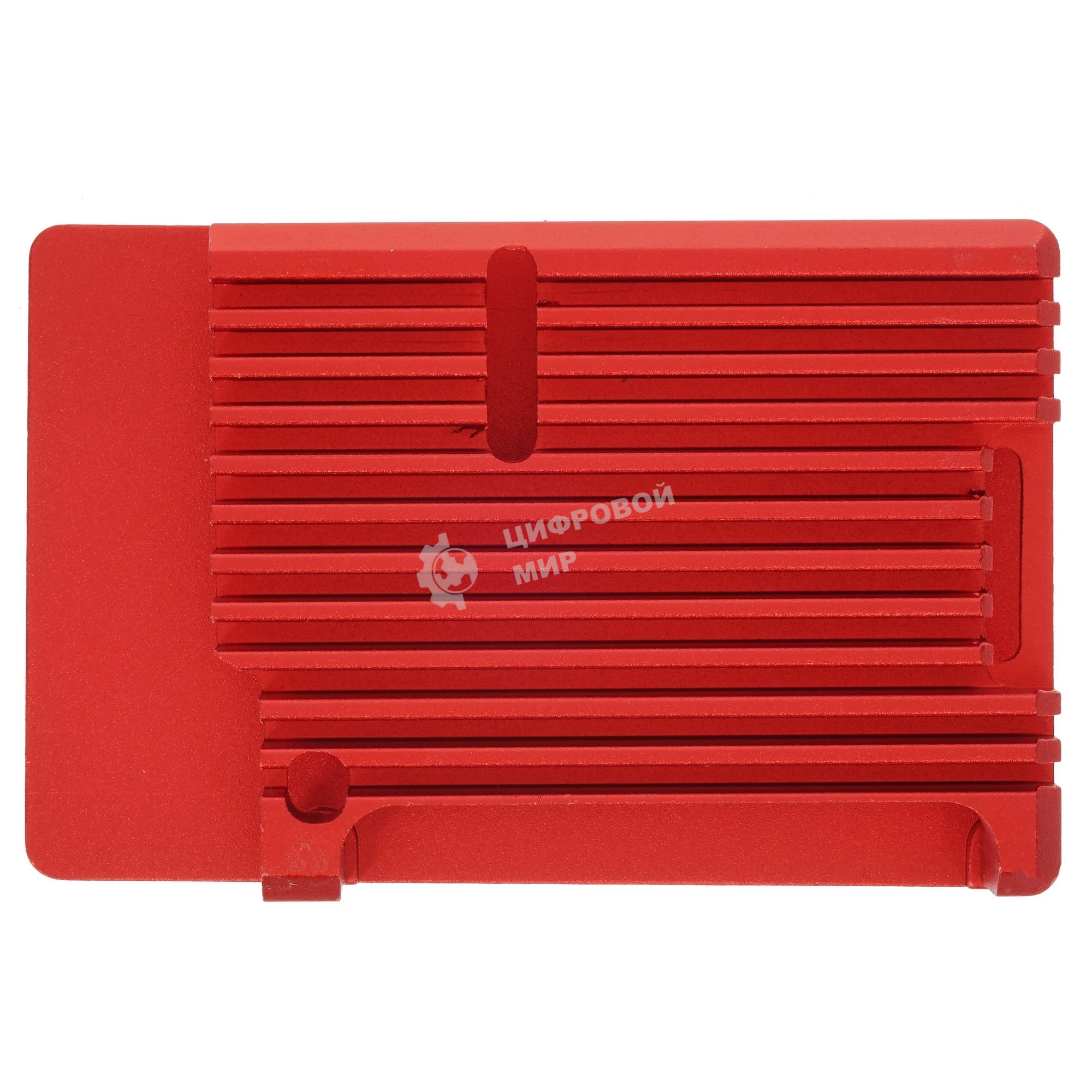 Корпус Qumo Aluminum case without fan, Raspberry Pi 4, red(RS004)