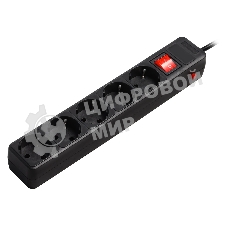 Сетевой фильтр Smartbuy (SBSP-5-18-K) 5 гн х 1,8 м черный