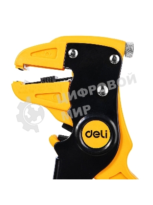 Автоматические клещи для снятия изоляции (стриппер) Deli DL2003 180мм, диапазон зачистки 0,5-6 мм, пружина с автоматическим возвратом