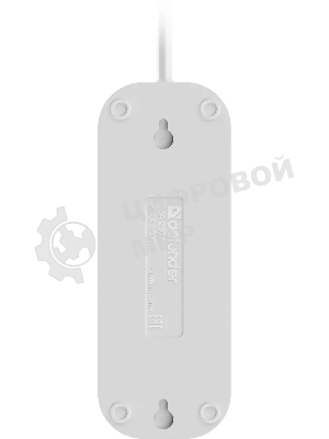 Удлинитель DEFENDER (99369) R330 16 А, 3 роз х 10 м, белый