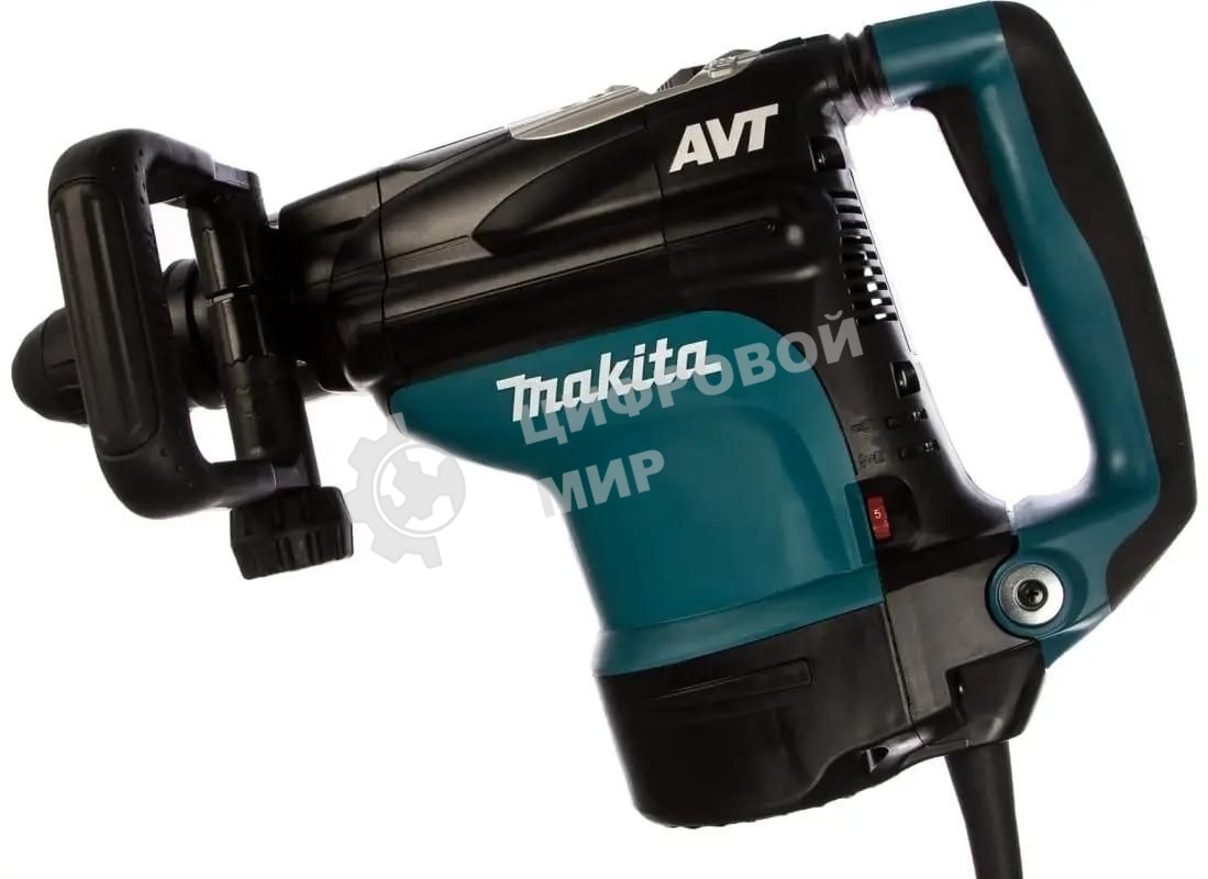 Перфоратор Makita HR4511C SDS-max HR4511C 1300Вт,2реж,2.7-13Дж,1250-2750у\м,7.8кг,чем,ABT,антивиб рукоятка