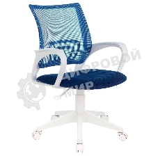 Кресло Бюрократ CH-W695NLT TW-05N TW-10N темно-синий, сетка/ткань, 120 кг, механизм качания