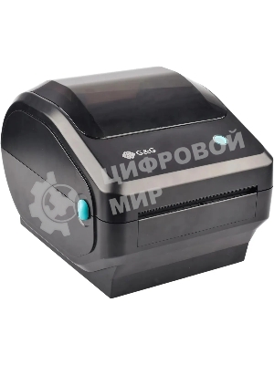 Принтер наклеек G&G GG-D410 стационарный, прямая термопечать, 203 dpi, 152 мм/сек, USB черный