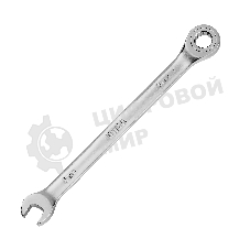 Ключ комбинированный трещоточный Denzel 8 мм, CrV, матовый хром