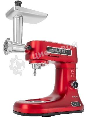 Кухонная машина Rondell RDE-KM900 планетар.вращ. 1900Вт красное вино