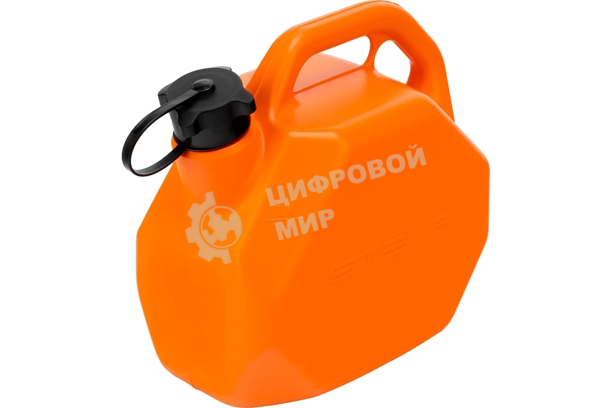 Канистра для ГСМ Stels пластиковая, со скошенными углами, 5 литров