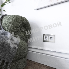 Рамка WERKEL на 2 поста (зеркальный) W0021220