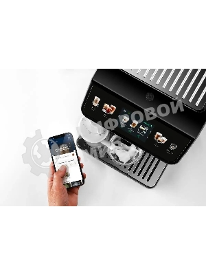 Кофемашина автоматическая DeLonghi ECAM450.55.G черный, исп. кофе - зерновой/молотый, 1.8 л, 1450 Вт, 19 бар