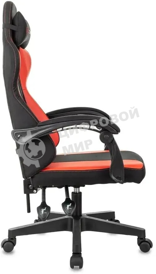 Кресло игровое Zombie Rudger черный/красный