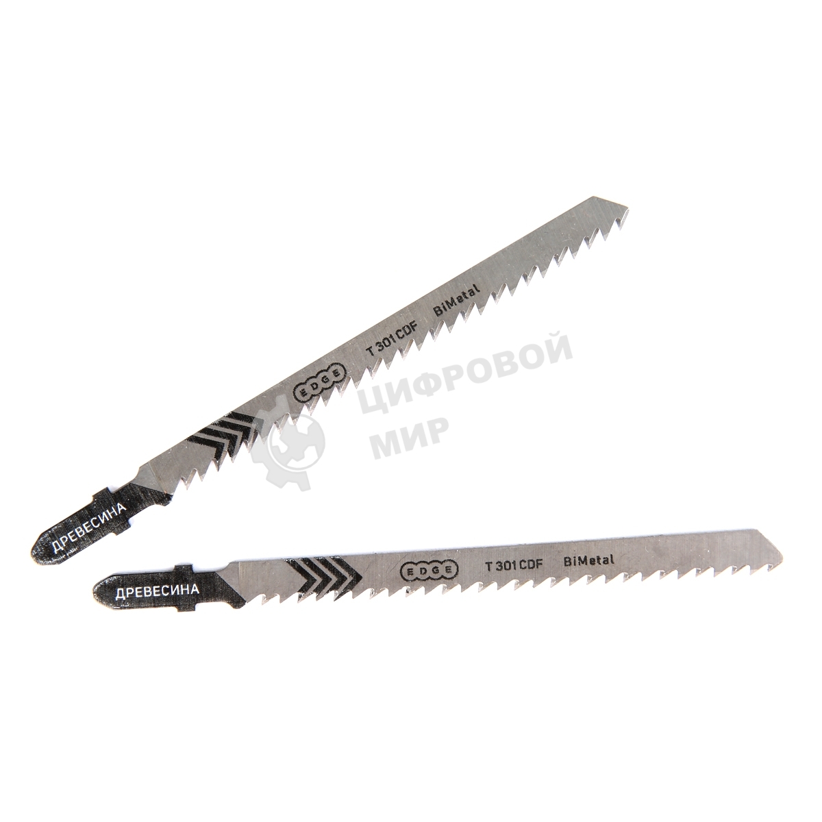 Пилка для лобзика по дереву T301CDF (2 шт.) EDGE by PATRIOT 814010012